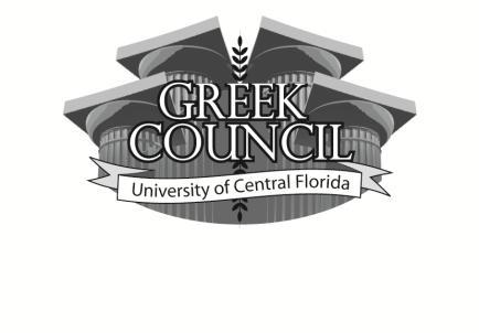 successful annual Trick or Treat on Greek Street for children in the community, and the application, interview and selection of the new Greek Council Executive Board, serving for calendar year 2010.