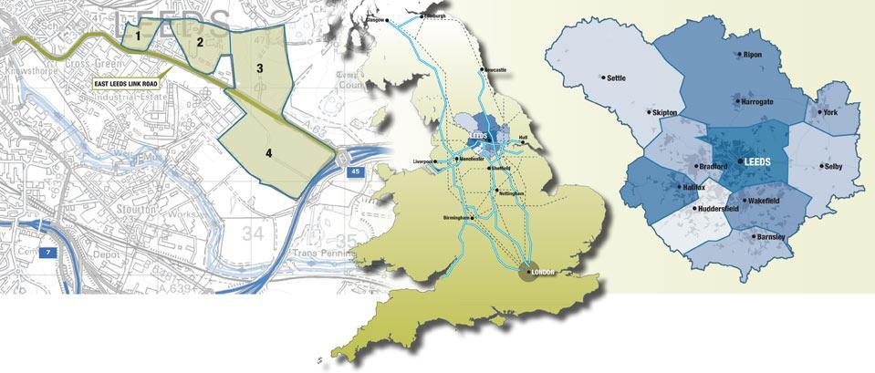 Aire Valley Leeds Enterprise Zone THE LOCATION The Aire Valley Leeds Enterprise Zone is situated at the heart of the Leeds City Region and represents an unrivalled opportunity for business expansion