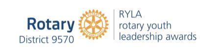 Rotary Youth Leadership Awards 2018 Sat 17 th to Fri 23 rd February 2018 - Capricorn Caves, Rockhampton APPLICATION FORM Note to Applicants Thank you for your interest in attending the 2018 Rotary