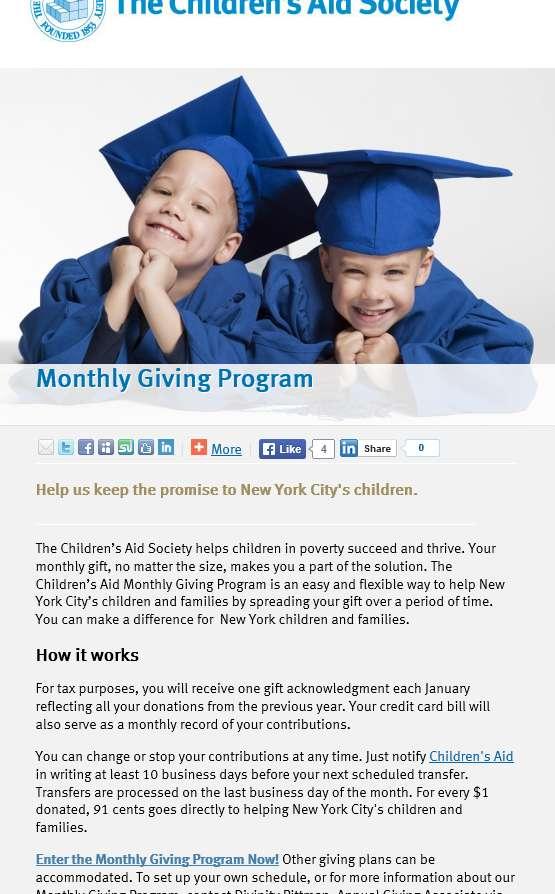 II. How to Organize Your Monthly Giving Program 4.B.