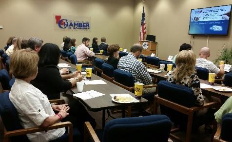 During election season, the Chamber typically hosts forums featuring all candidates for a particular office.