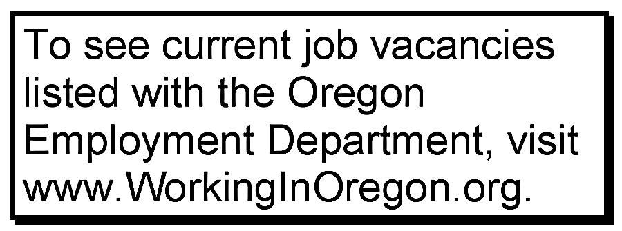Oregon Job October 2009 cies with no educational requirement were full-time positions compared to 100 percent of those jobs requiring a bachelor s or graduate degree.