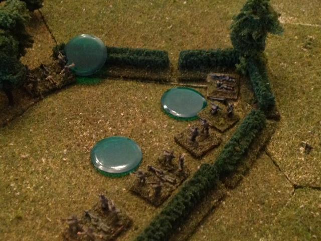 Continuing US Advance: While the tank-atg duel occurred, the US 2 nd Platoon continued its steady advance eastward through the woods.