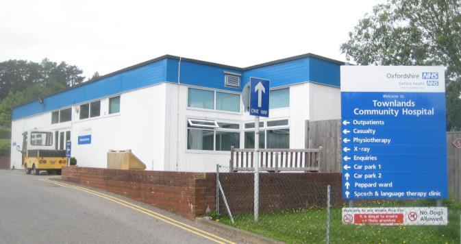 Townlands Community Hospital, Henley Services include: dental services minor injuries unit (MIU) outpatient clinics outpatient physiotherapy podiatry clinic X-ray services Contact: Townlands