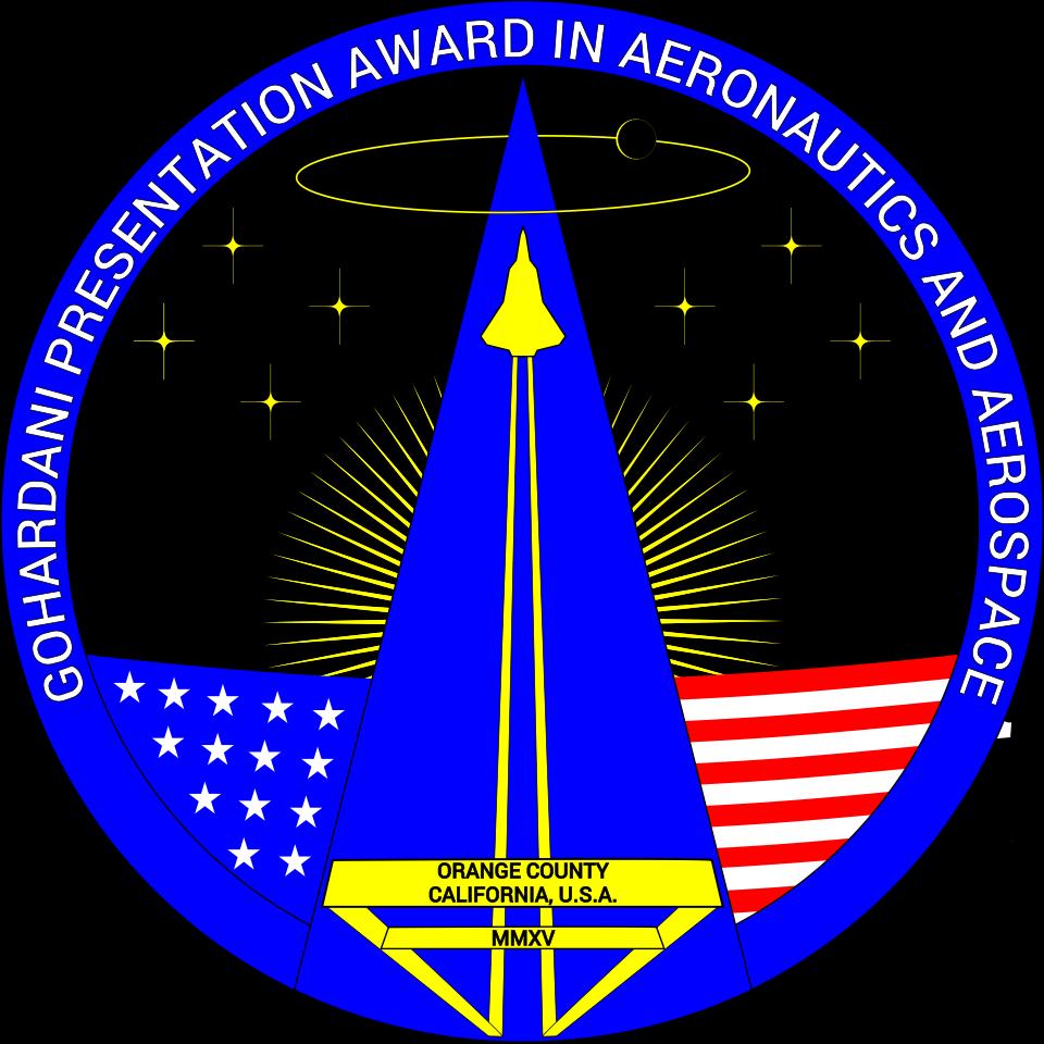 Gohardani Presentation Award in Aeronautics and Aerospace - 2016 The Gohardani Award in Aeronautics and Aerospace is presented to the most mindprovoking and exceptional all-around presentation