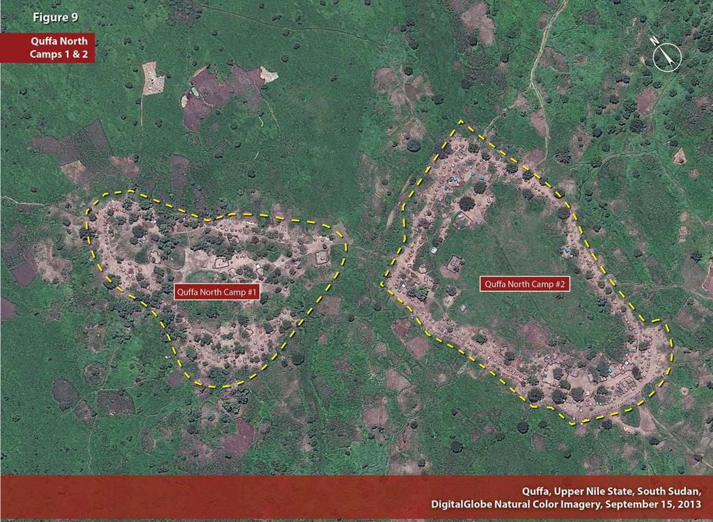 South Sudanese Positions within the SDBZ Quffa Area A review of DigitalGlobe s archival imagery shows that South Sudan has two occupied positions 2.