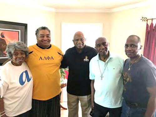 Brother Randy Scott The Cobb Alphas had fellowship with our legendary chapter Brother Rev.