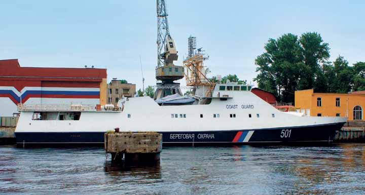 NAVY Russian 22460 project Border Corvette Rubin LITTORAL COMBAT SHIPS: PRESENT-DAY APPROACH n September 23, 2006 O in Marinette, Wisconsin (the USA), the Marinette Marine Shipyard of the Gibbs & Cox