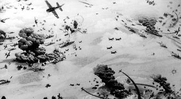 The Final Push Toward Japan Brings Heavy Losses The Allied push through the Pacific steadily shrank the defensive perimeter that Japan had established around the home islands.