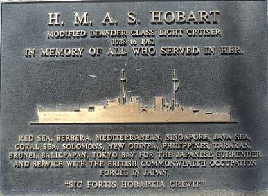 Figure 4.3: Plaque commemorating HMAS Hobart at the Naval Memorial Park, Rockingham, WA. 166 In 1946, it was decided that a week should be dedicated to Coral Sea commemoration.