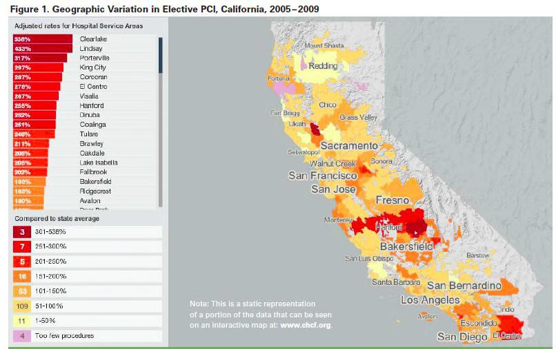 California Elective PCI Variation