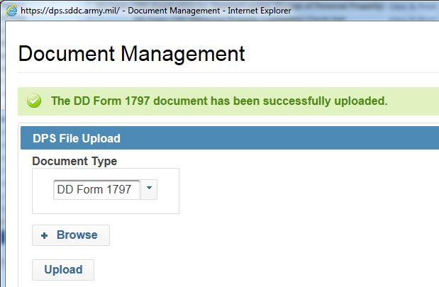 Document Management (Uploading a Document, cont.