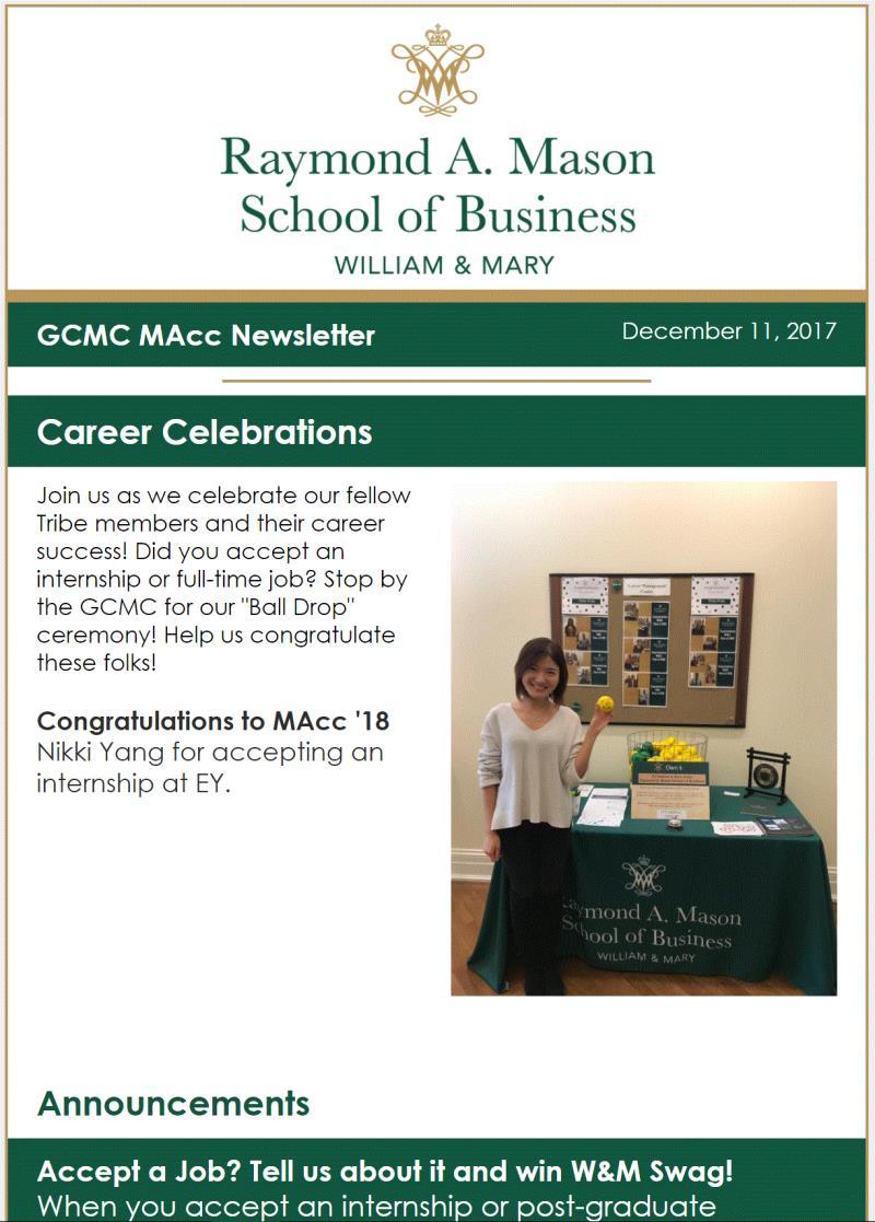 GCMC Communication Weekly Newsletter Upcoming events Deadline dates Job