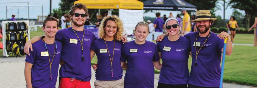 CAMPUS RECREATION & WELLNESS SPONSORSHIP OPPORTUNITIES Campus Recreation and Wellness supports and encourages balanced, healthy lifestyles for the diverse ECU community by providing leadership