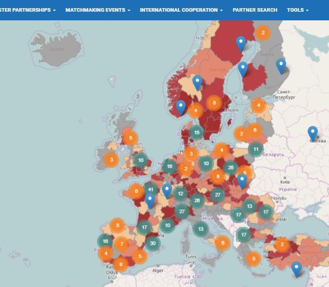 10 Cluster Organisations Profile & Mapping Search by