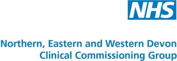 NHS Northern, Eastern and Western Devon Clinical Commissioning Group Final