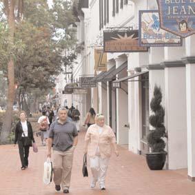 State Street in Santa Barbara is often praised for its successful mix of retail shops, distinct architecture and pedestrian orientation. B. Housing Development and Preservation Goals: Promote home ownership for individuals and families at a variety of income levels.