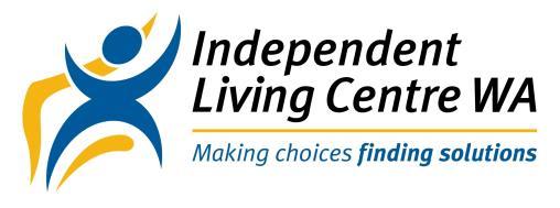 EQUIPMENT for LIVING INDIVIDUAL GRANT NOTE: PARTICIPANTS IN THE NDIS ARE NOT ELIGIBLE FOR EQUIPMENT FOR LIVING GRANTS GRANT APPLICATION INFORMATION PACK 2017-18 This Information Package This package