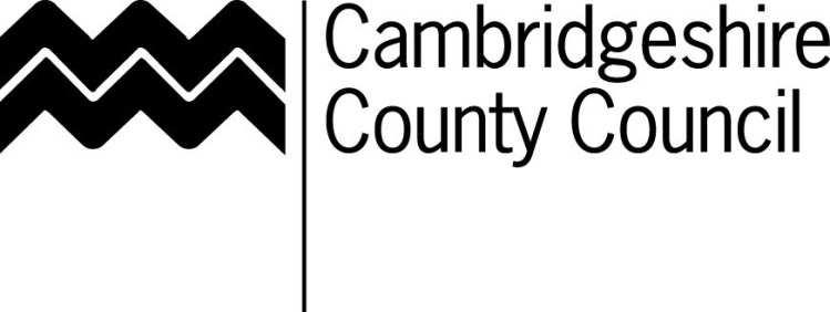 Cambridgeshire County Council and Clinical Commissioning Group (CCG) Personal Budget Policy For