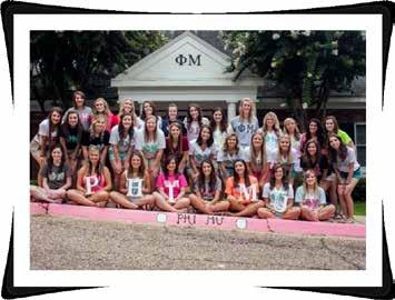 Phi Mu Hi ladies! I would like to say on behalf of my Phi Mu sisters, welcome to Louisiana Tech and congratulations on your decision to go through Formal Recruitment!