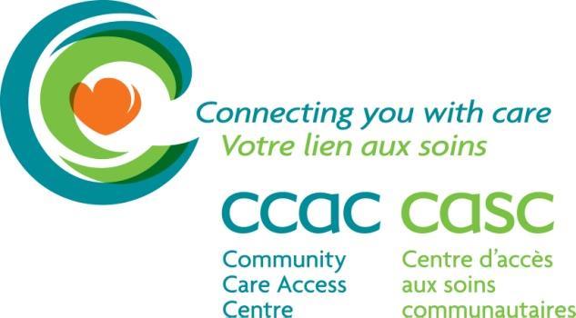 1 CCAC ehomecare: Supporting Patients with the