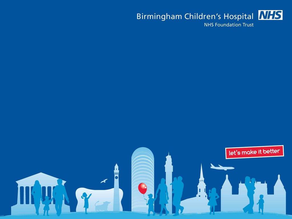 Title Special order medicines in paediatrics Prof Anthony Sinclair Chief Pharmacist Q A Symposium - 2012 Birmingham Children s Hospital We are one of the leading paediatric teaching centres in