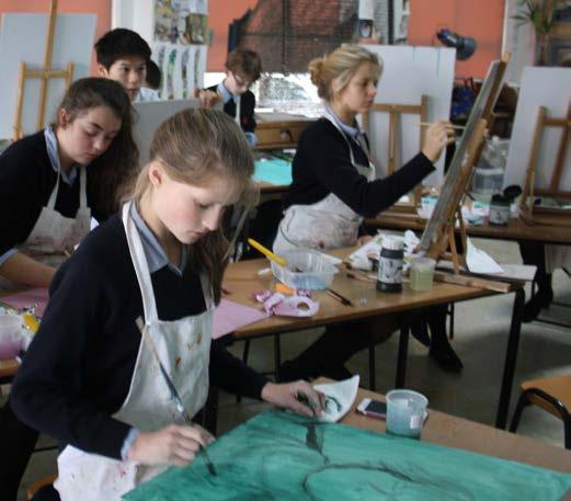 Art Scholarships Year 7 (11+), Year 9 (13+) and Year 12 (16+) Pupils enjoy opportunities such as meeting professional artists and taking inspiring trips to experience Art first hand.