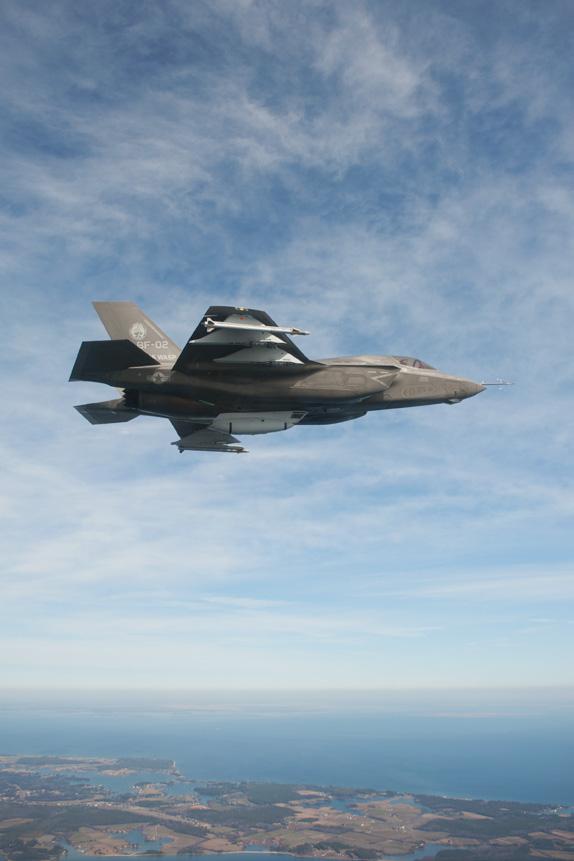 Terma Entered into F-35 Long-Term Contracts with Lockheed Martin and Northrop Grumman Horisontal Tail Composite Skins Air-to-Ground Pylons Instrumentation and Test Pods Photo courtesy: Lockheed