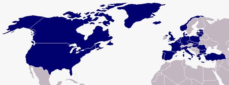 North Atlantic Treaty Organization 1949 United States Luxemburg Belgium Netherlands Britain
