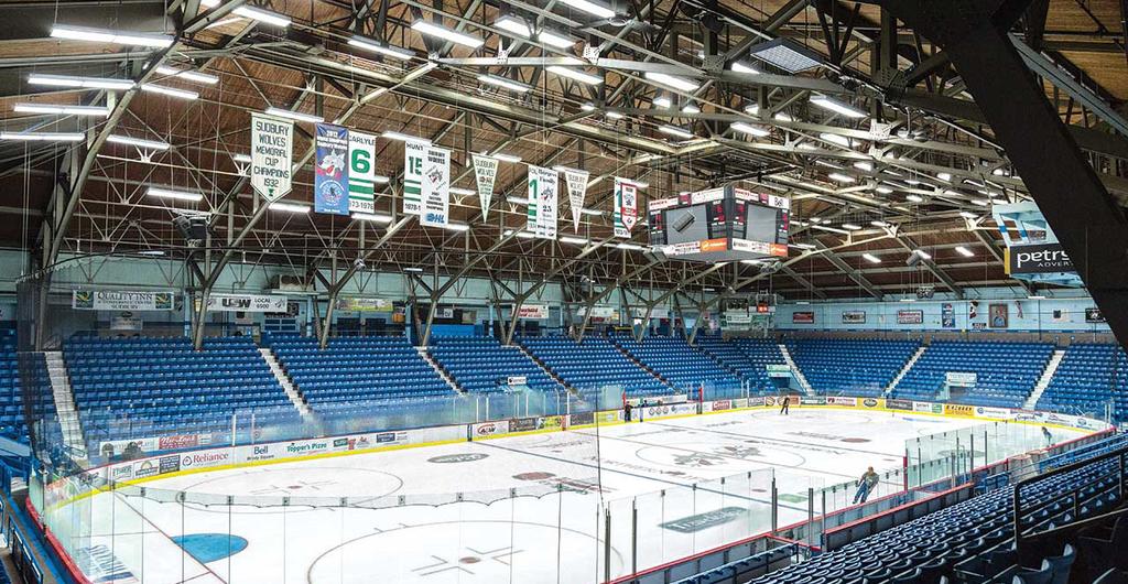 Arena / Event Centre Project The existing Sudbury Community Arena home to the OHL s Sudbury Wolves and host to nearly 200,000 spectators every year was originally built in 1951.