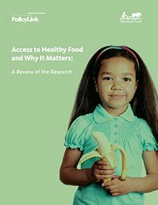 Food Access Research Accessing healthy food is a challenge for many Americans particularly in low income neighborhoods, communities of color, and rural areas.