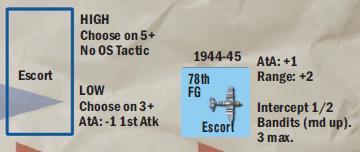 You must assign the first set of bandit counters (including Flak Gun and No Bandit counters) to the sweep fighters, with any remaining automatically attacking the Bombers.