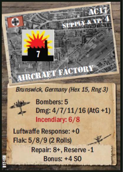 The two Luftwaffe Squadrons in Hex 10 were rotated from 3 to 2 (they attacked last turn), the Luftwaffe squadron in Hex 9 that just attacked is flipped and rotated so that 3 is up (adjacent hex).