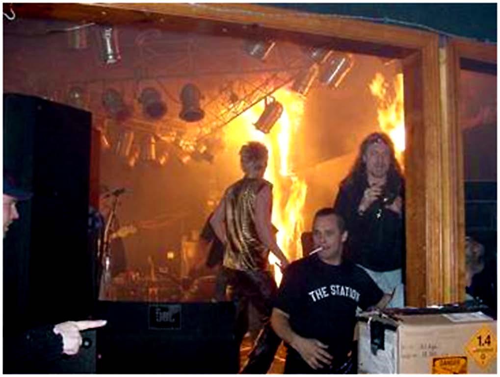 Station Night Club Fire - West Warwick, Rhode Island February 20, 2003.