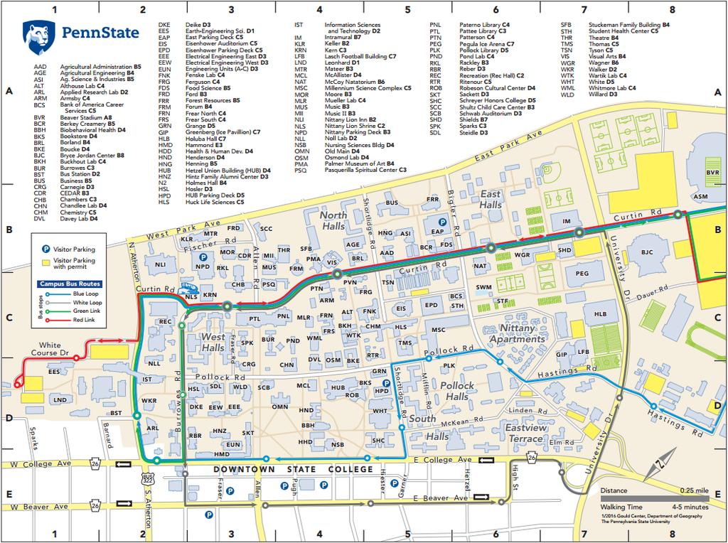 CAMPUS MAP For for an interactive map