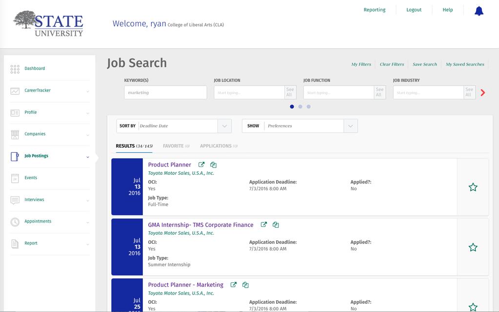 3: SAVE SEARCH To save your search and set up a job agent (which