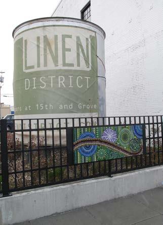 Linen District Fence. One artist will be paid $4,000 to create 4 works. The work will be displayed publicly for one year.