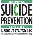 National Suicide Prevention Lifeline Veterans Call Center 1-800-273-8255 Press 1 for
