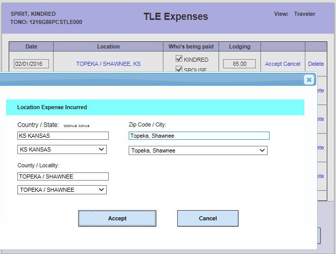 Now equals, this: TLE claims can now be processed as the error with the locality has been resolved.