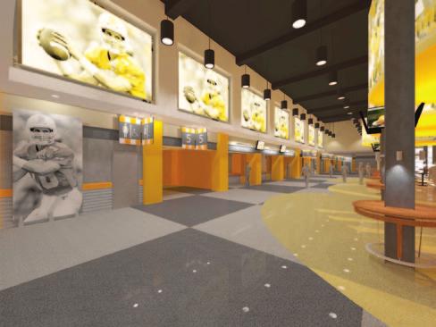 Tennessee Terrace members will have exclusive access to a large climate controlled indoor concourse directly behind their seats.