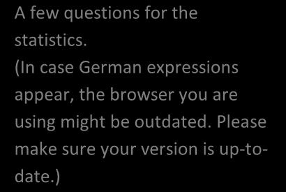 browser you are using might be outdated.