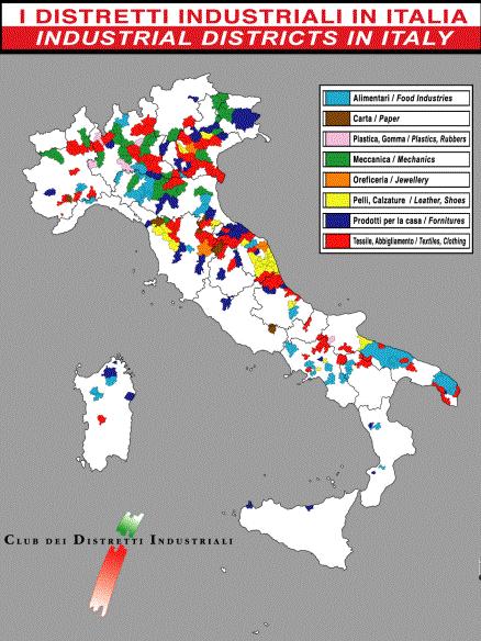CLUSTERS II. Italian industrial districts.