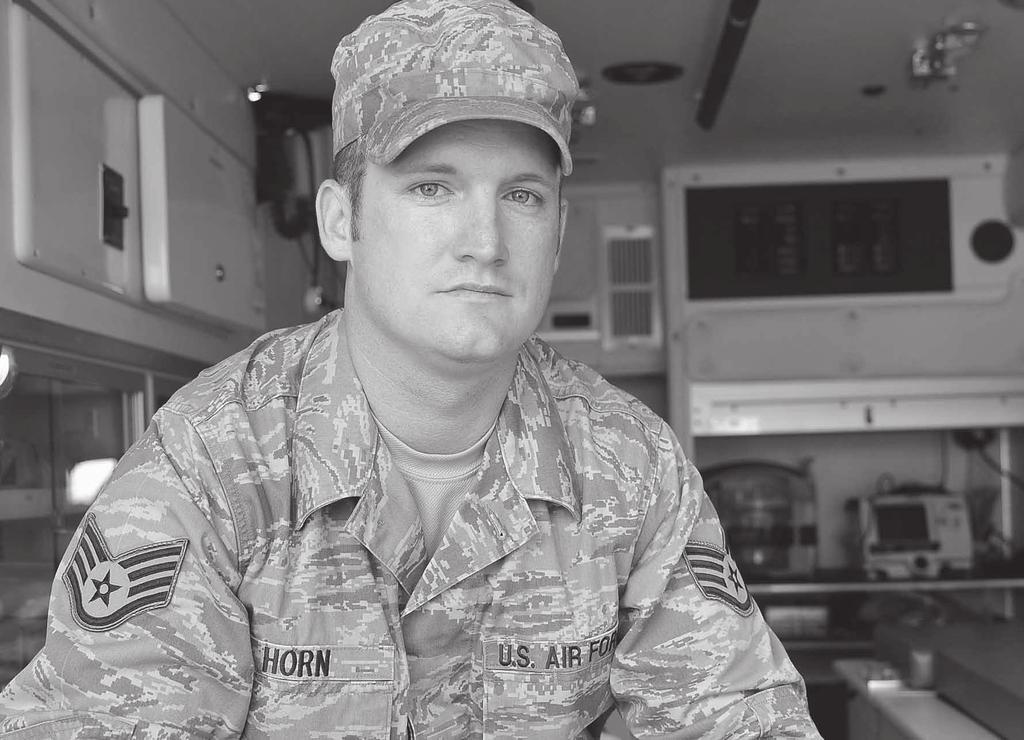 I am an American Airman, In March 2008, then-senior Airman Gary Horn, was deployed to Afghanistan on a Joint mission with the Army as part of a police mentor team responsible for training members of