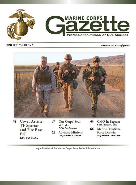 MAGAZINE The Marine Corps Gazette has been the professional journal for U.S. Marines since 1916.