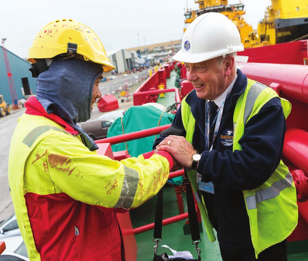We currently have 22 port chaplains and two assistant chaplains trained to respond in a crisis, helping reduce seafarers trauma and equipping them to better deal with potentially devastating