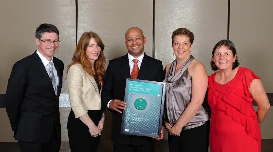 Victorian Public Healthcare Awards 2013 Nurse Endoscopy initiation team won the