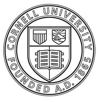 CORNELL UNIVERSITY EMERGENCY OPERATIONS PLAN Cornell