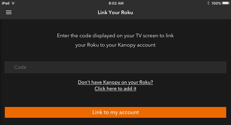 and want to set up your Roku with Kanopy,