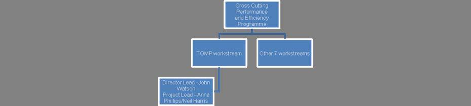 What is the Transforming Outpatient Management Programme (TOMP)?