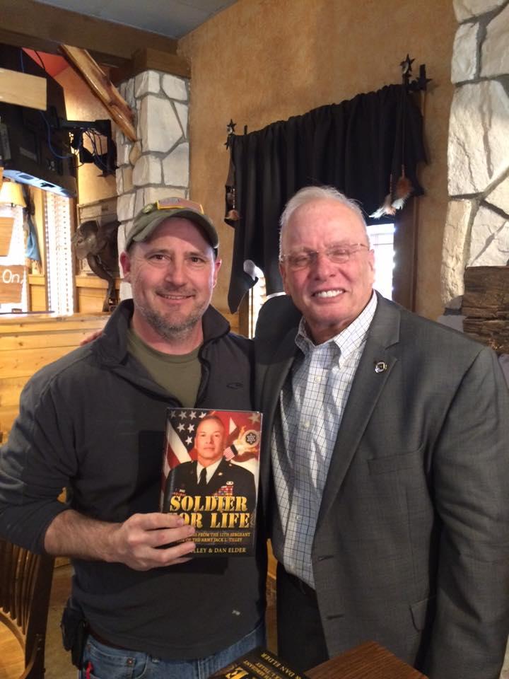 On Mar3/16/2016 Chapter Membership Chairman Gene Gudenkauf picked up SMA (Ret) Jack Tilley at Louisville International Airport for what would be a whirlwind tour of meetings and events on March 17 th